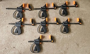 7 Tool Shop Bar Clamps for wood,