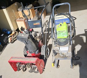 Snowblower and power washer needs repairs