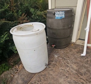 2 Rain Barrels with spigots