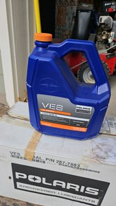 Qty 4 - 1 gallon Polaris VES Full Synthetic 2-Cycle Engine Oil