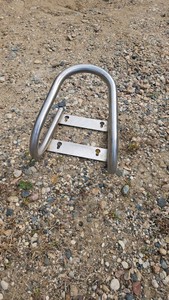 Heavy Duty Stainless Steel Motorcycle Tire Stop Chock