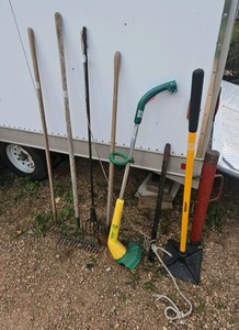 Post Pounder, Damper and garden tools