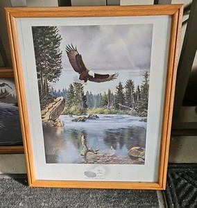  Where Freedom Reigns collector edition framed print, signed Derk Hansen