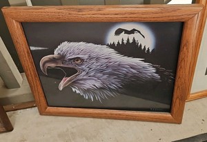 Screaming Eagle by CJ Conner framed Print