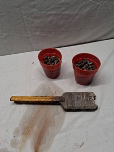Sweet & Son Tonawanda Metal Bullet Mold with Lead Sinkers and Accessories