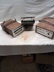 Columbia, Hammond, and Zenith 8-Track Stereo Players