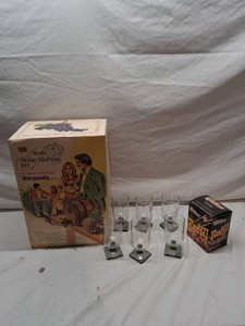 Sears Home Wine Making Kit, Set of Glasses, and Mr. RootBeer Refill Pack