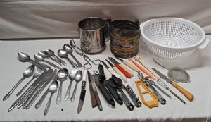 Lot of Vintage Kitchen Utensils and Tools