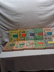 Vintage Through Golden Windows Childrens Book Set by Grolier