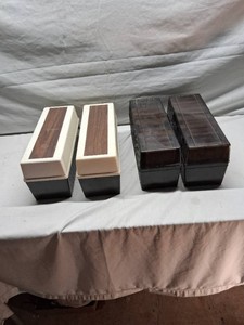 Lot of 8-Track Cassette Storage Cases with Tapes Neal Diamond, Seals and Croft, Nat King Cole, Waylon, Willie