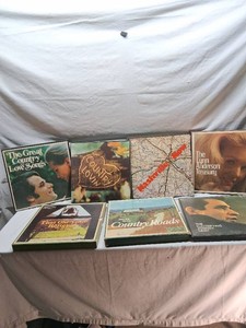 Collection of Country Vinyl Records including Johnny Cash and Lynn Anderson