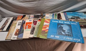Lot of  Vinyl Record Albums Including Ballads of the Green Berets by SSGT Barry Sadler, Village Stompers New Beat on Broadway, and Carmen Dragon