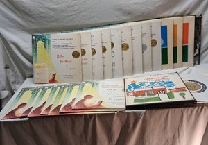 Set of Newbery Award Records and Childrens Records Collection
