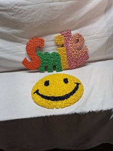 Smile Sign and Smiley Face Decor