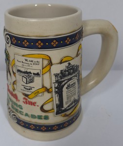 1996 Anheuser-Busch Advertising Through the Decades Beer Stein  4th in Series