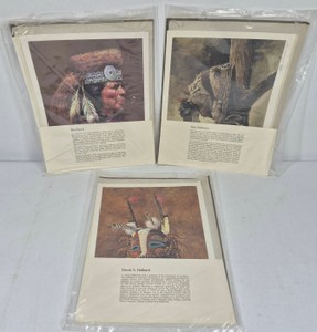 Ben Konis, Ray Swanson & David A. Halbach Western  Native American Art Prints