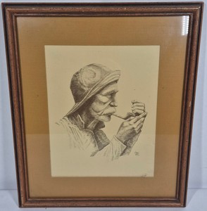 Joni Eareckson Tada The Old Fisherman Framed Print Signed Joni PTL