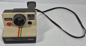 Polaroid OneStep Land Camera BC Series Instant Camera with Rainbow Stripe