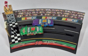 NASCAR Bobby Labonte #18 Interstate Batteries Victory Lane Die-Cast Display Diorama