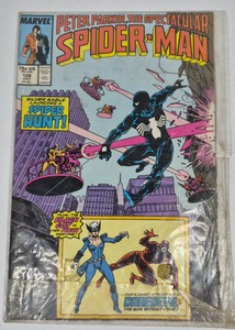Marvel Peter Parker The Spectacular Spider-Man #128 July 1987 Black Suit Black Cat Daredevil
