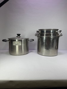 Assorted Stainless Steel Stock Pots with Joycook Glass Lid