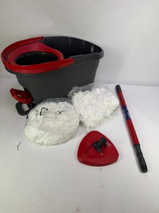 O-Cedar EasyWring Spin Mop & Bucket System with Microfiber Mop Heads
