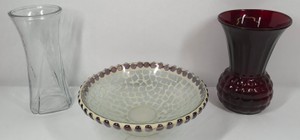 Decorative Glass Vases & Jo-Ann Stores Mosaic Glass Bowl