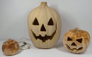 Gemmy Industries Lighted Jack-O-Lantern & Assorted Halloween Pumpkin Decorations