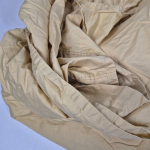 Cream Yellow Bedding Sheets & Floral Damask Ruffled Pillow Sham