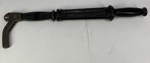 Vintage Slide Hammer Nail Puller with Claw Jaws and Lever Handle
