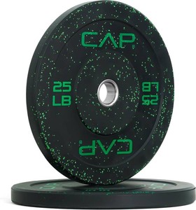 CAP Barbell Rubber Olympic Bumper Plate (2)