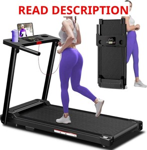 $180 Aiteid Treadmill with Handles, Foldable Pad