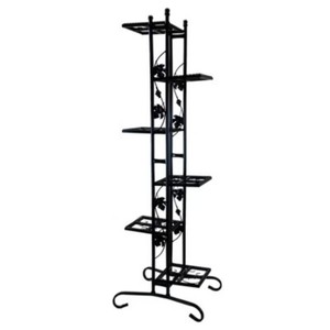 $126 22 Rectangular Plant Stand - Black