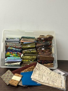 Assorted Quilting Fabric Cuts & Sewing Bundles Mixed Lot