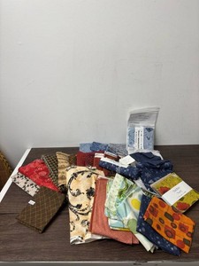 Assorted Quilting Fabric & Fabric Panels Mixed Lot
