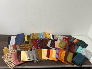 Assorted Quilting Fabric Remnants and Pre-Cut Pieces