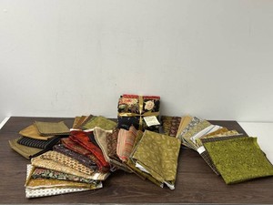Assorted Decorative Fabric Remnants Mixed Lot