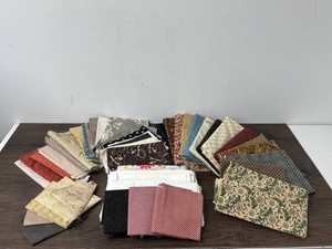 Assorted Quilting & Craft Fabric Remnant Mixed Lot