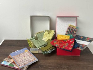 Quilting Fabric, Pattern Books & Indigo Textiles Mixed Lot