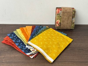 Quilting Fabric Assortment & Coordinating Fabric Pouch Mixed Lot
