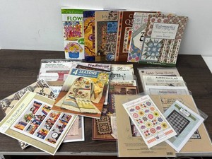 Quilting Books, Patterns & Samplers Mixed Lot