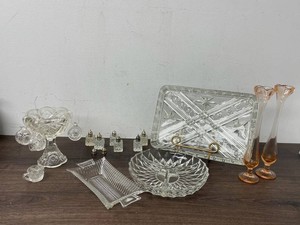 Crystal by Lenox Shakers & Cut Glassware Mixed Lot