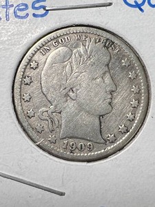 1909-S US BARBER QUARTER
