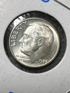1949-D US ROOSEVELT DIME BU