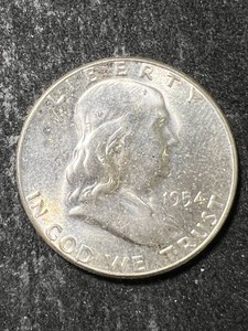 1954 US FRANKLIN HALF DOLLAR UNC