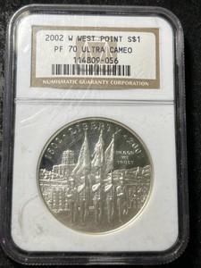 2002-W US COMMEM SILVER DOLLAR NGC PF70 ULTRA CAMEO