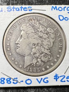1885-O US MORGAN SILVER DOLLAR