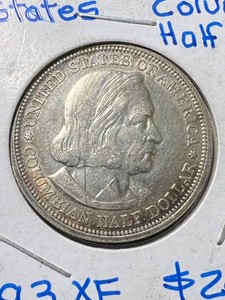 1893 US COLOMBIAN EXPO HALF DOLLAR
