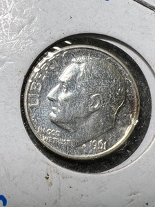 1961 US PROOF ROOSEVELT DIME