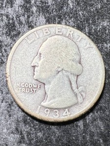 1934-D US WASHINGTON QUARTER